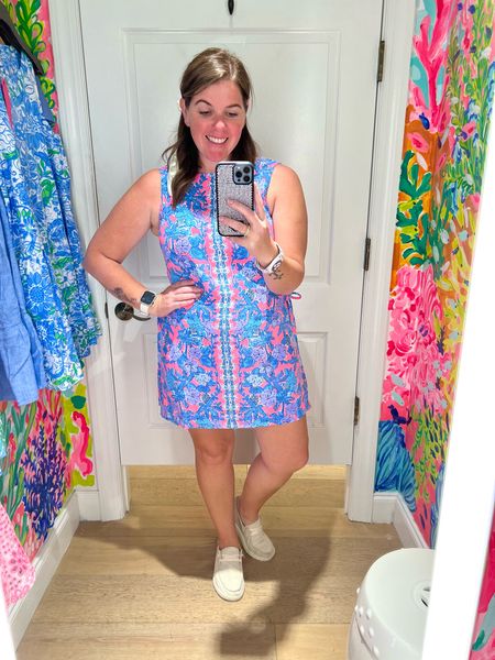Can you believe this is a romper?! Love the colors and the fit of this romper and it just screams Spring! I always size up in a Lilly romper, just to give it more of the dress look! 

#LTKSeasonal #LTKFind #LTKstyletip