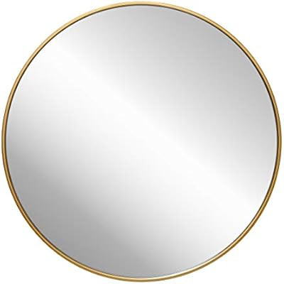 Gold Circle Wall Mirror 30 Inch Round Wall Mirror for Entryways, Washrooms, Living Rooms and More... | Amazon (US)