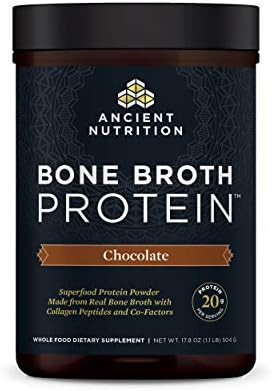 Protein Powder Made from Real Bone Broth by Ancient Nutrition, Chocolate, 20g Protein Per Serving... | Amazon (US)