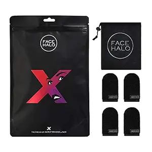 Face Halo X | Precision Makeup Remover Wipes and Wash Bag Remove Makeup with Just Water, Reusable... | Amazon (US)