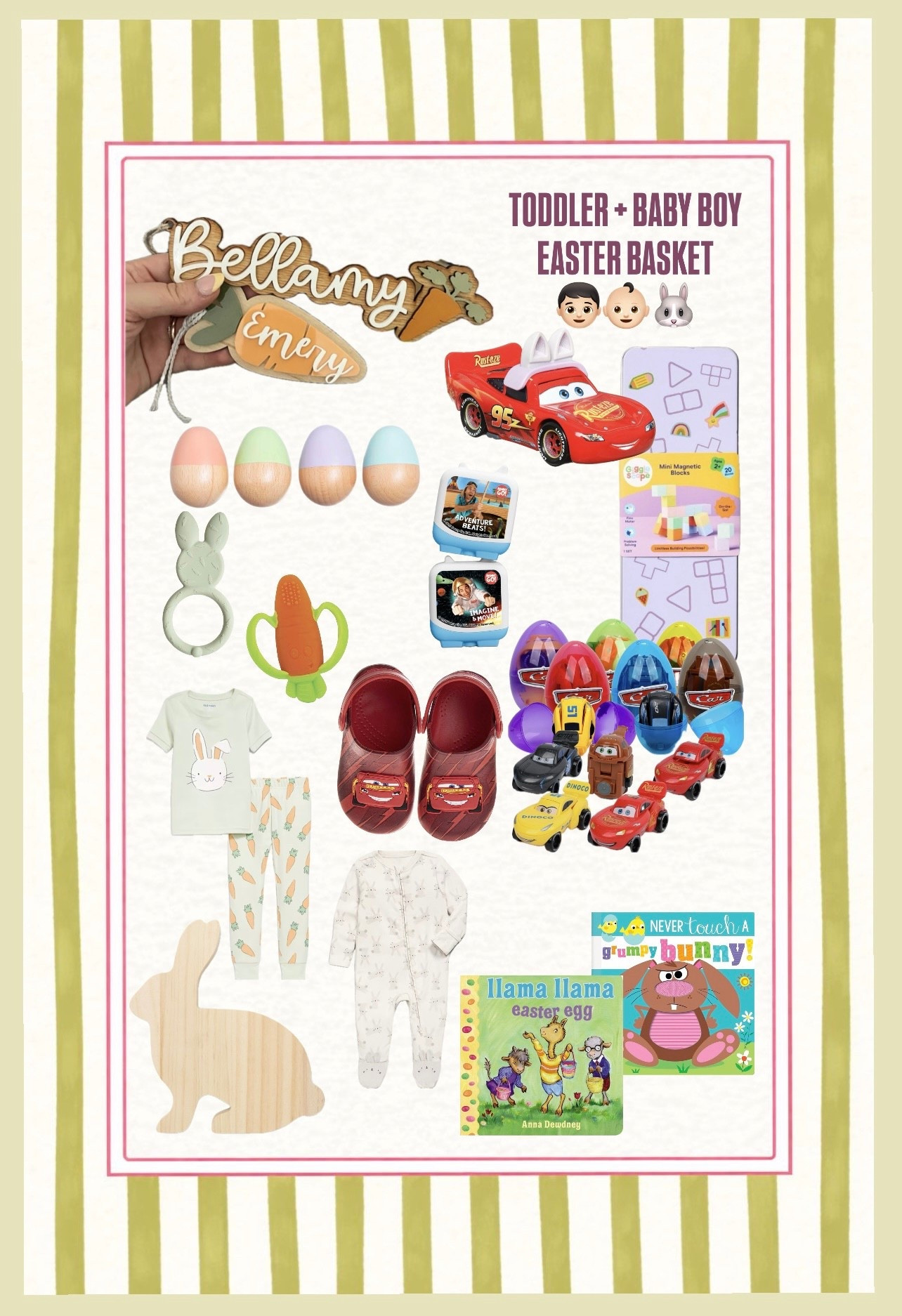 EASTER BASKET FINDS FOR BABY + TODDLER BOY 👦🏻👶🏻🐰

#easterbasketstuffers #easterbasketideas #easterbasket #toddlereasterbasket #boyeasterbasket 

#LTKSeasonal #LTKBaby #LTKKids