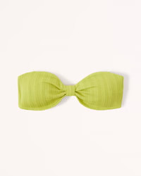 Knot-Front Bandeau Swim Top | Bikini Set | Bandeau Bikinis | Bikini 2023 | Swimsuits 2023 | Abercrombie & Fitch (US)