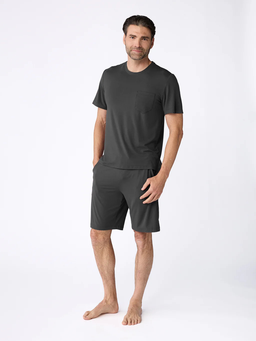 Men's Bamboo Stretch-Knit Short Sleeve Pajama Set | Cozy Earth