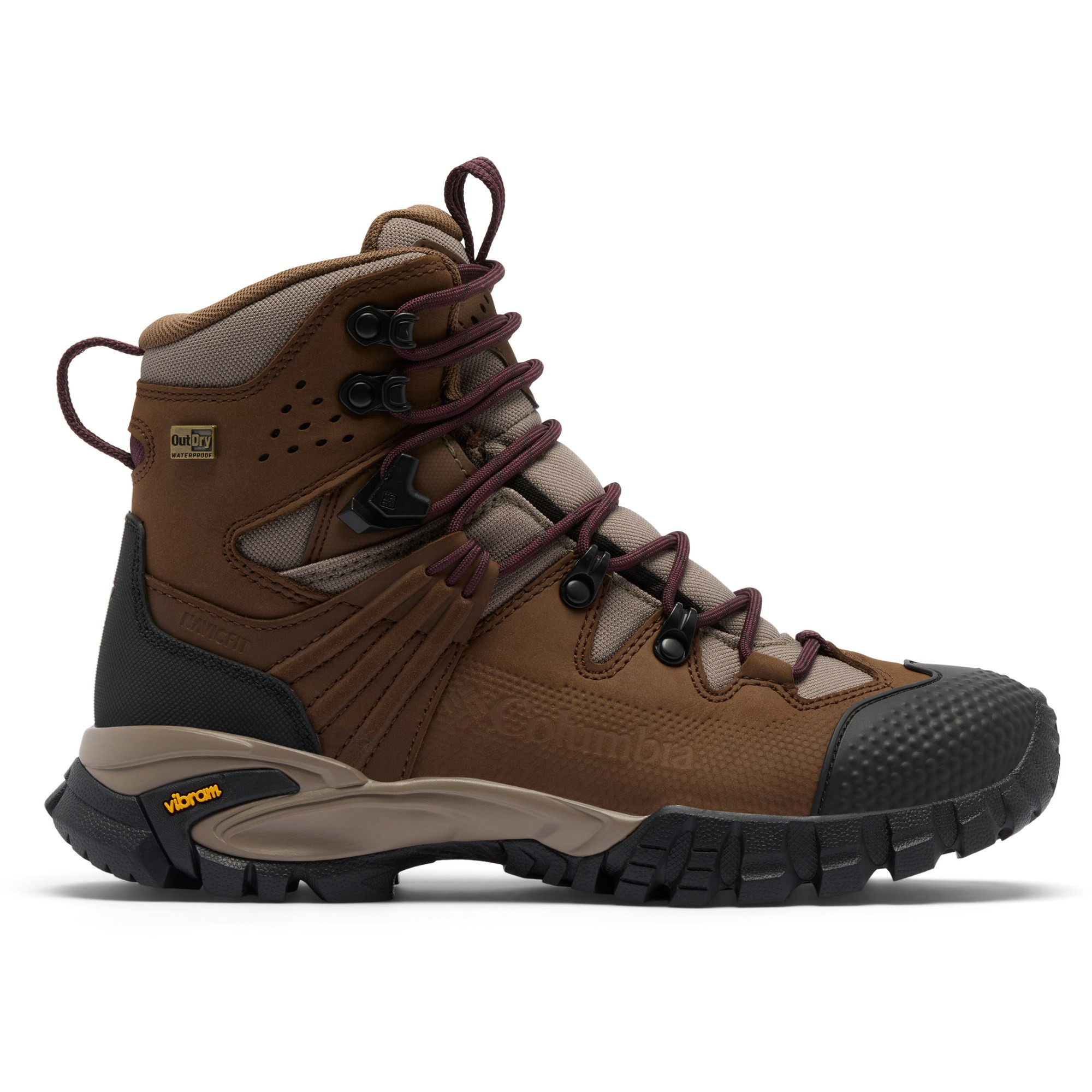 Columbia Women's Geoterra OutDry Leather Hiking Boots  Brown 7 | REI