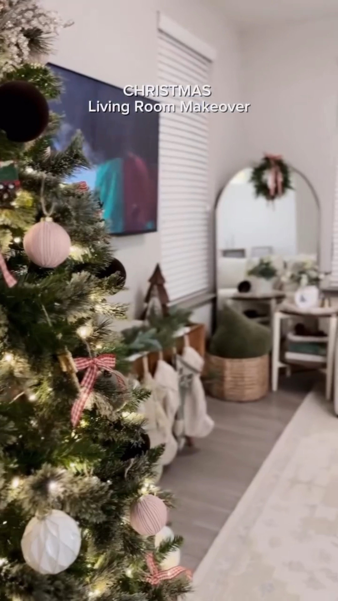 Obsessed with my new rug! Christmas living room makeover🎄✨🤍 

#christmasdecorideas #rug

#LTKHoliday #LTKHome #LTKvlog