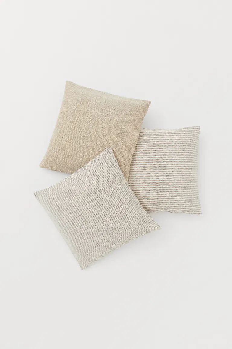 3-pack Cushion Covers | H&M (US)