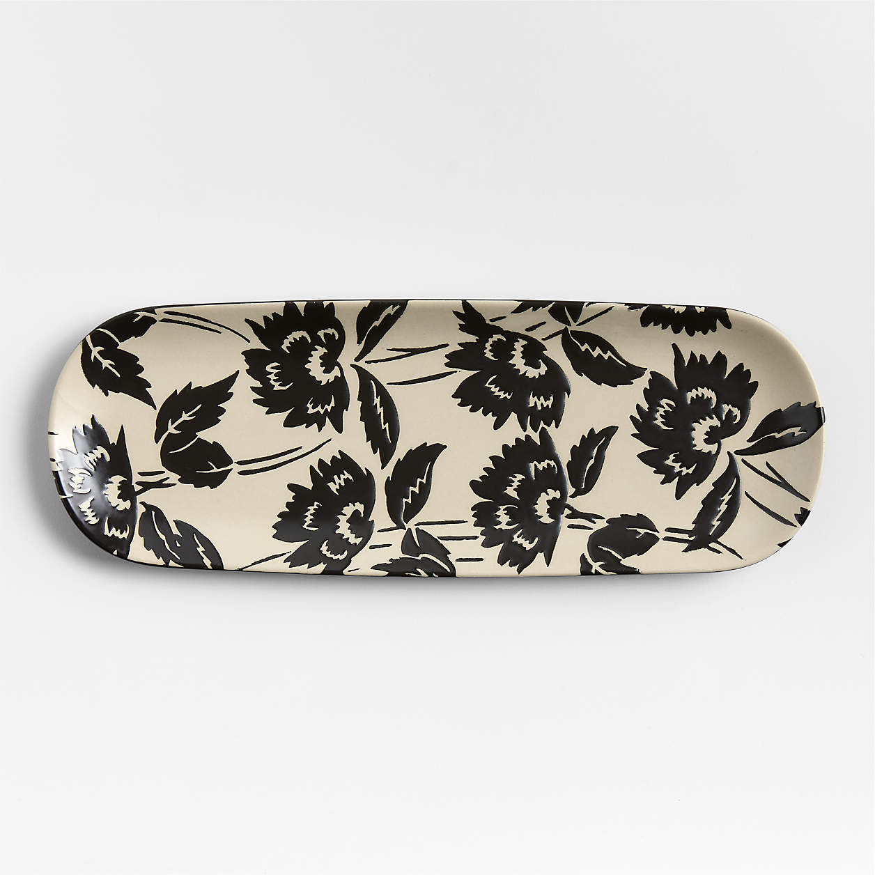 Jardin Stoneware Platter + Reviews | Crate & Barrel | Crate & Barrel