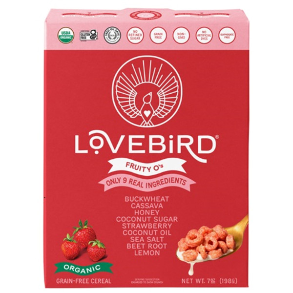 Lovebird Foods Organic Strawberry Grain Free Cereal | Instacart