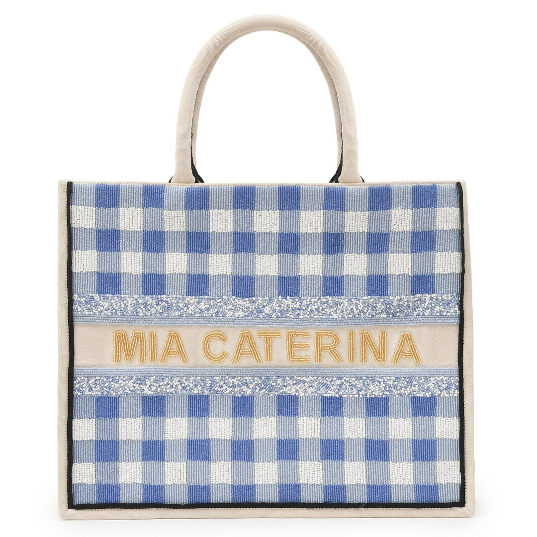 Madeleine Tote - Gingham Blue | Etsy (US)