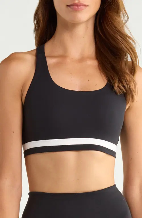 SPLITS59 Miles High Waist Rigor 7/8 Leggings in Black/white at Nordstrom, Size Large | Nordstrom