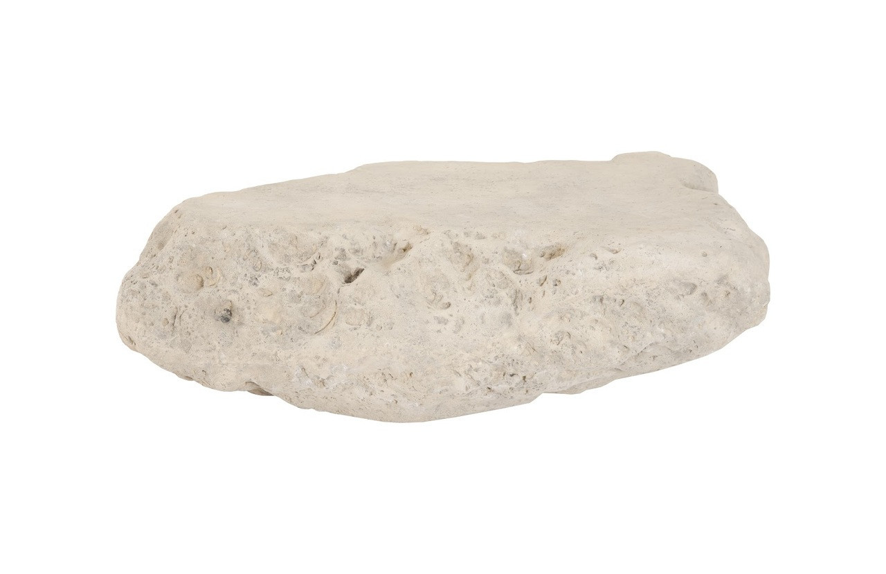 Cast Boulder Large Coffee Table In Roman Stone Gray | 1stopbedrooms