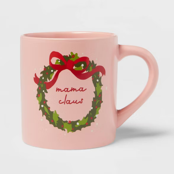 16oz Stoneware Mama Claus Mug - Threshold™ | Target