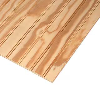 Ply-Bead Plywood Siding Plybead Panel (Nominal: 11/32 in. x 4 ft. x 8 ft. ; Actual: 0.313 in. x 4... | The Home Depot