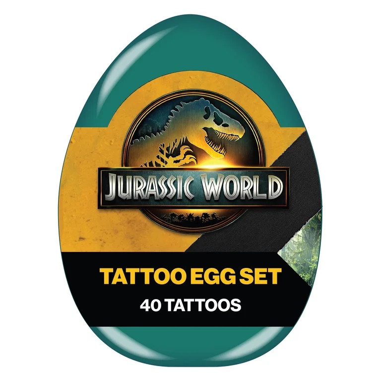 Jurassic World Tattoo Egg Set for Easter, 40 Count, for Ages 3+ | Walmart (US)