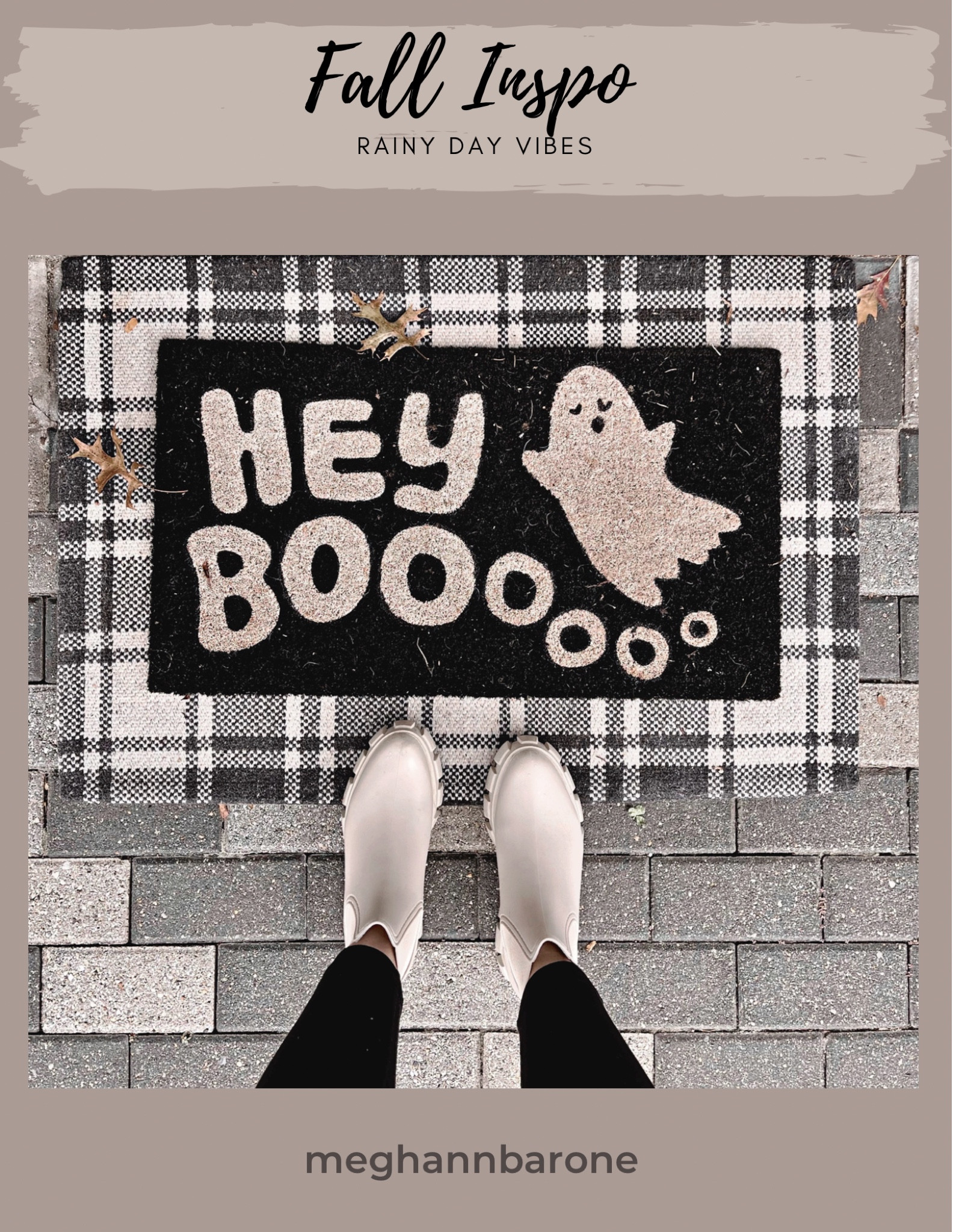 Rainy Day Fall Vibes 🖤 fall porch, fall decor, rain boots, booties, fall boots, fall inspo, fall fashion

#LTKunder50 #LTKSeasonal #LTKhome