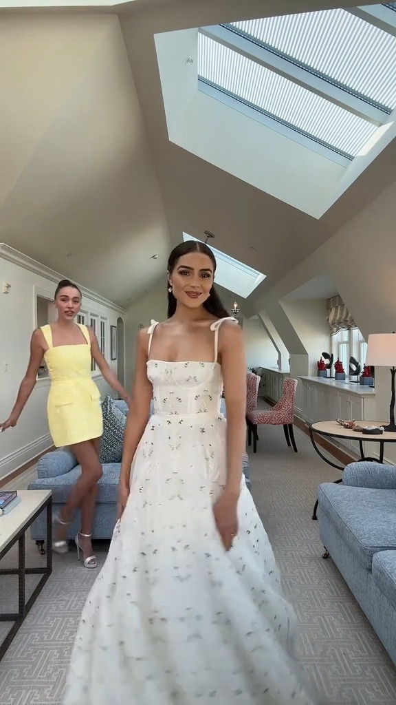 GRWM for my rehearsal dinner 🤍💍