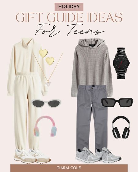 Explore this curated Holiday Gift Guide for Teens and discover the perfect blend of cool and thoughtful surprises. #TeenGiftGuide #TisTheSeasonToThrill #OOTD #FashionFinds #Fashinista #StyleTips #SaleAlert #HolidaySale #GiftIdeas #GiftGuide #GiftForTeens #ChristmasGift #SweatShirt #Jogger #Sneakers #Earrings #Necklace #Sunglasses #HeadPhones #Hoodie #Pants #Watch

#LTKkids #LTKGiftGuide #LTKHoliday