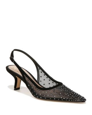 Women's Biankas Pointed Toe Embellished Slingback Pumps | Bloomingdale's (US)