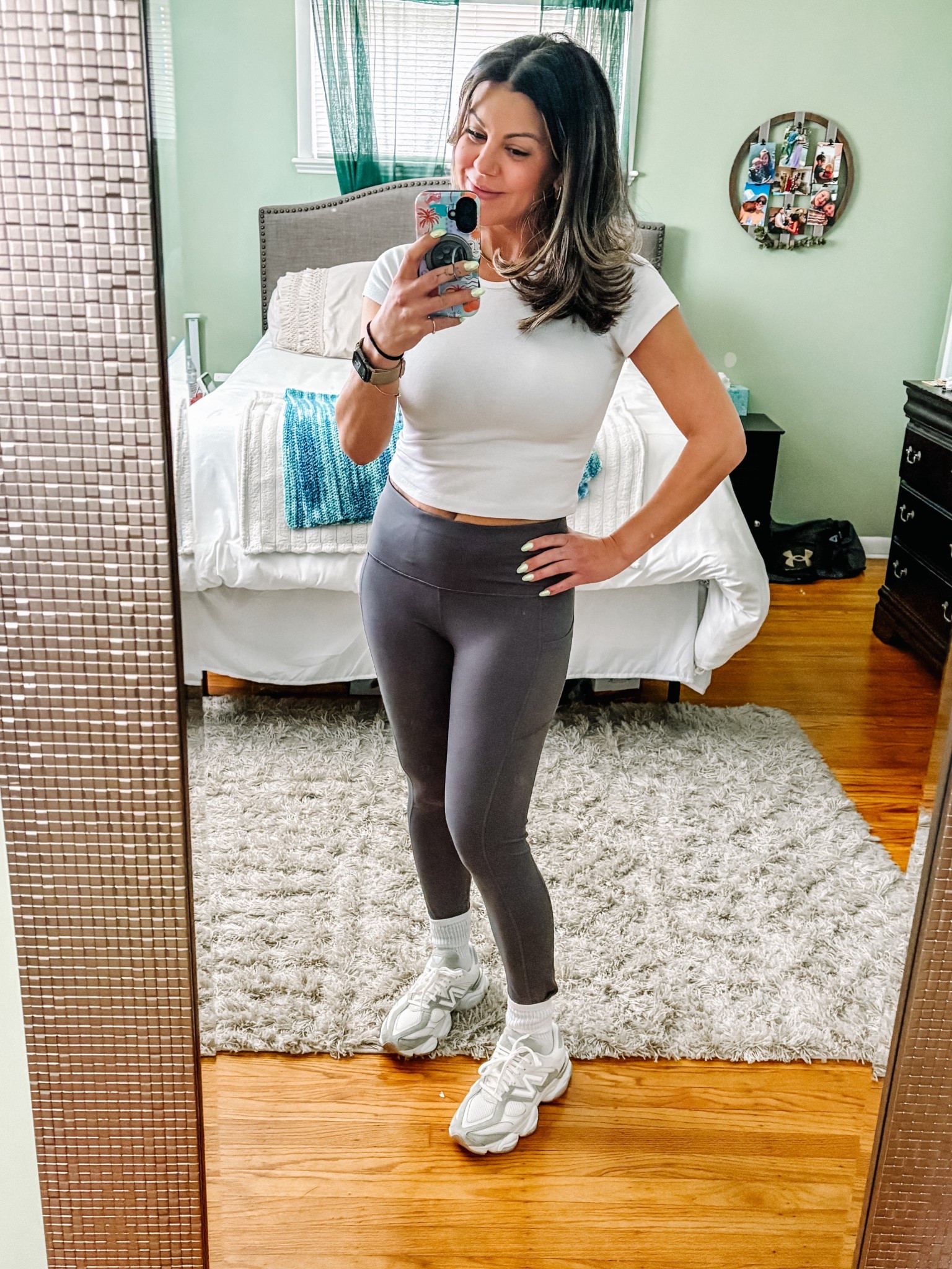 Fall Outfit / Comfy Casual 
Baby white T under $15
Pants (pk of 3) under $50
Sneakers $150
Fit TTS!!

#LTKShoeCrush #LTKStyleTip #LTKSeasonal