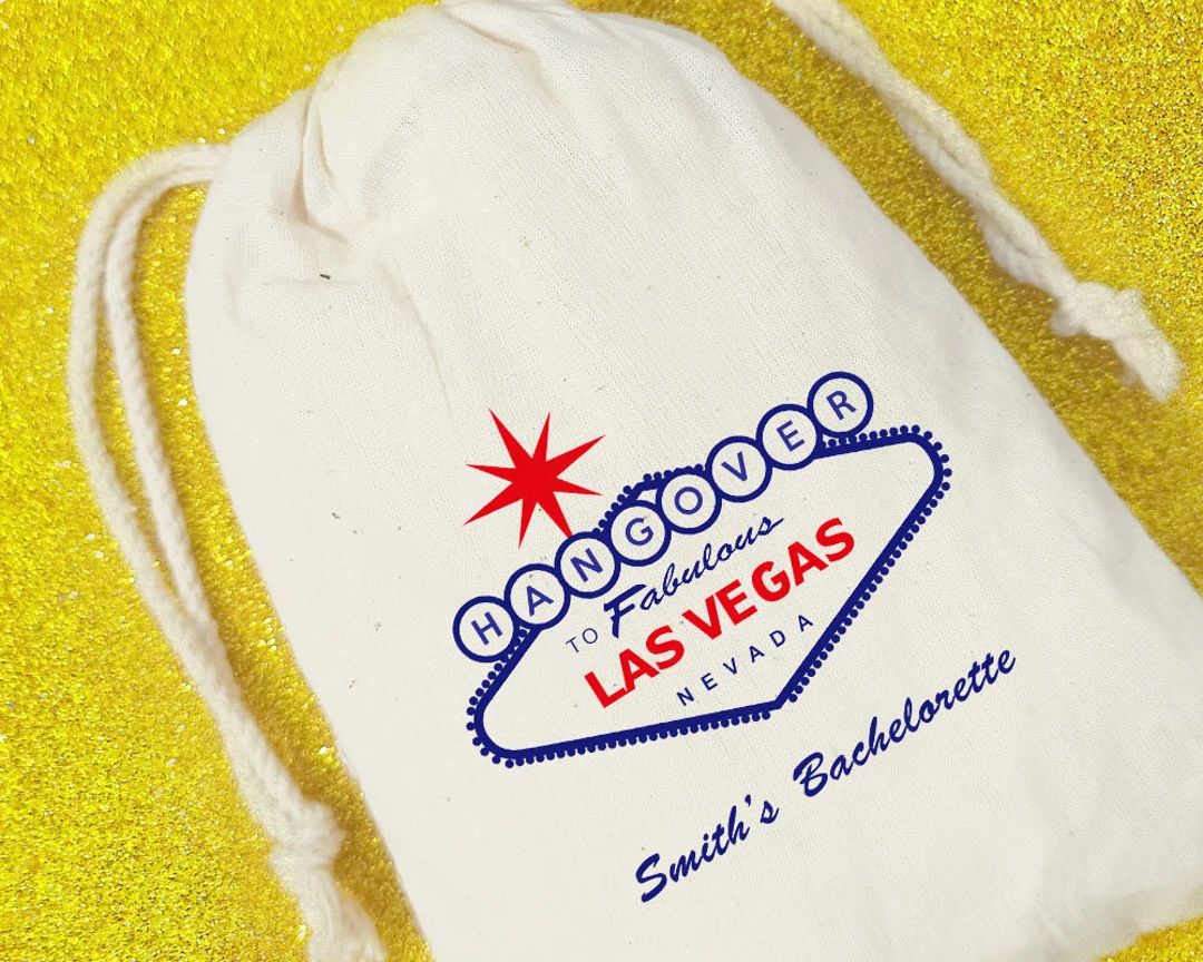 Las Vegas Hangover Kit Bag Las Vegas Favor Bag Las Vegas Bachelorette Party Welcome Bag Las Vegas... | Etsy (US)