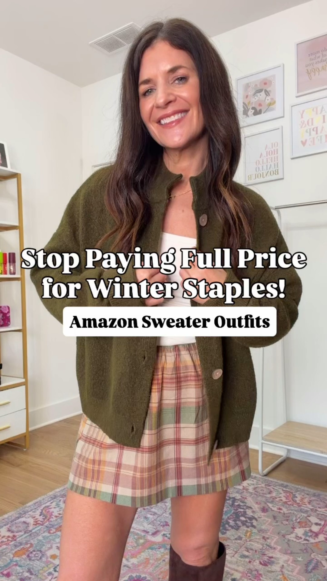 ⭐Green Cardigan - code = 9ULL5XDA. Expires 1/18
⭐Beige Long, Lapel Cardigan - code = TUZD32RU. Expires 1/16
⭐Brown Striped Cardigan -  code = M7LNAU2Z. Expires 1/18

#LTKSeasonal #LTKFindsUnder50 #LTKSaleAlert