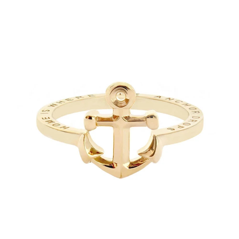 Anchor Ring, Gold | Jet Set Candy (US)
