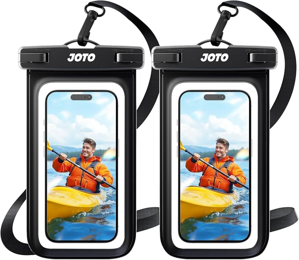 JOTO 2 Pack Waterproof Phone Pouch Case Up to 7", Underwater IPX8 Water Proof Cell Phone Dry Bag ... | Amazon (CA)