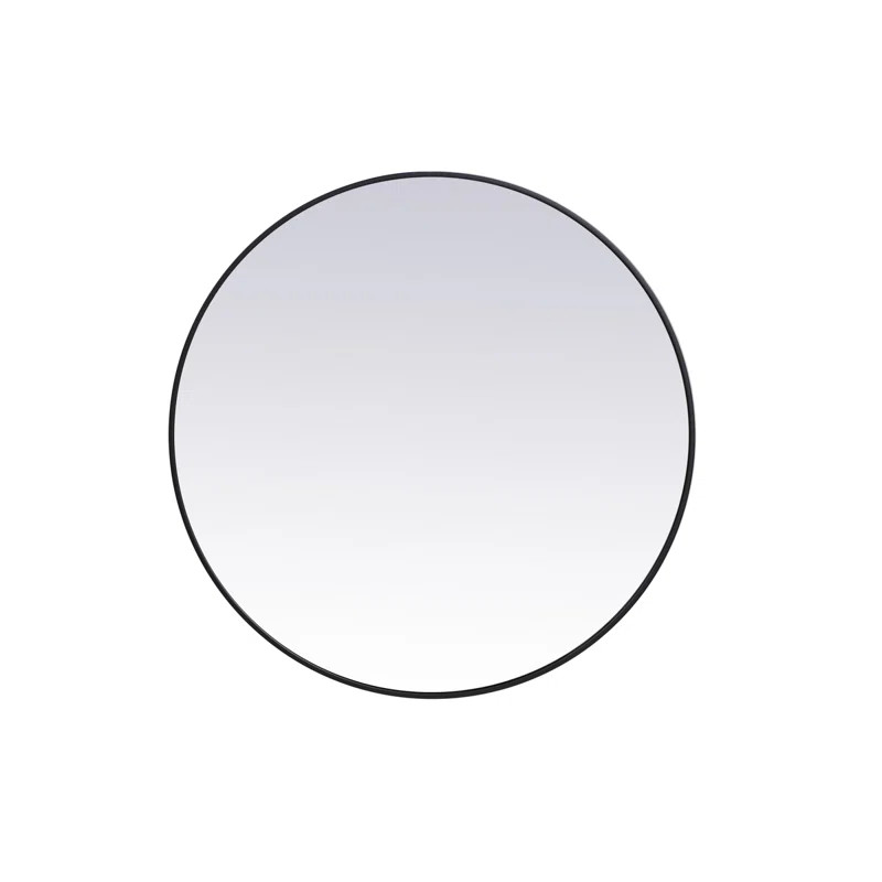 Sabine Metal Round Wall Mirror | Wayfair North America