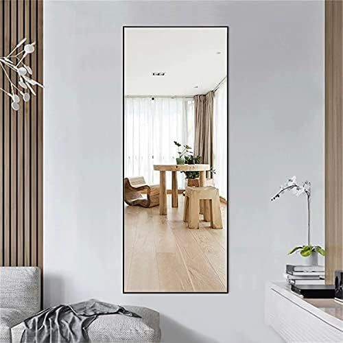 FELIDESIGN Full Length Wall Mirror, Aluminum Alloy Thin Frame - 48×14 Inch, Wall Mirror, Door Mirror | Amazon (US)