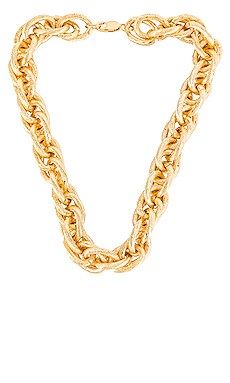 AUREUM Stella Large Link Necklace in Gold from Revolve.com | Revolve Clothing (Global)