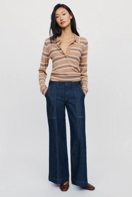 Shrunk Trunk Low-Rise Relaxed Flare Jeans | Anthropologie (US)