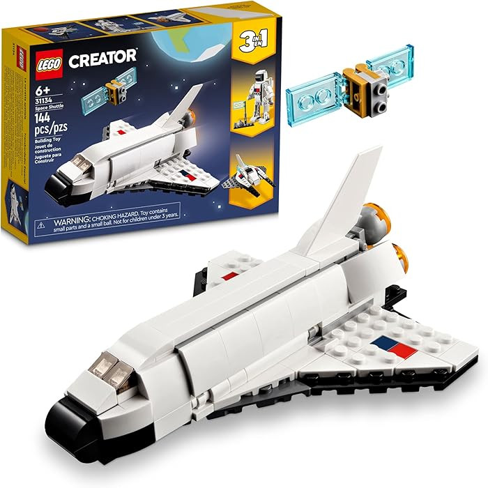 LEGO Creator 3 in 1 Space Shuttle Toys - Space Toys Building Set for Boys & Girls, Ages 6+ - Opti... | Amazon (CA)