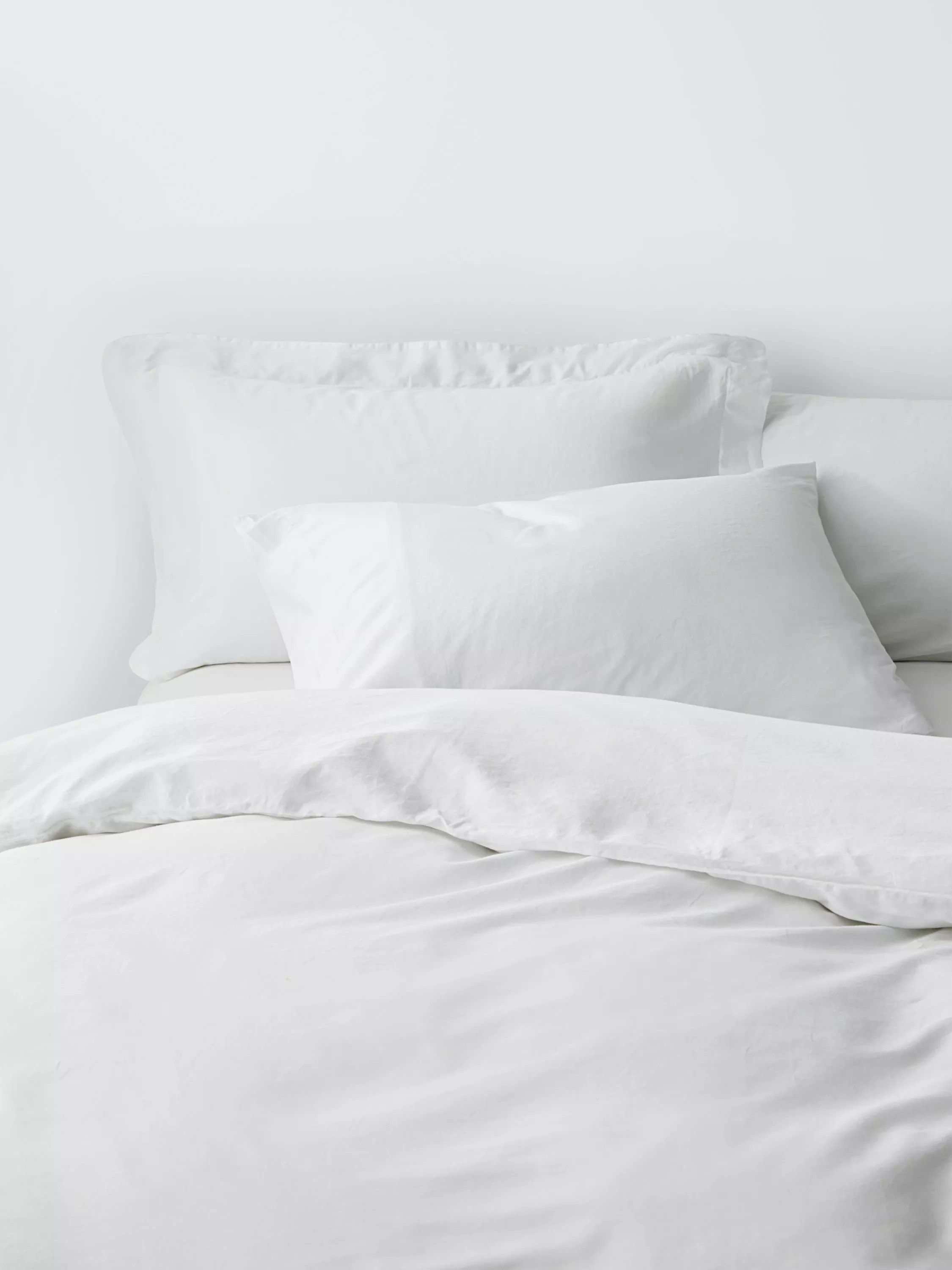 John LewisComfy & Relaxed Washed Cotton Bedding, White | John Lewis (UK)