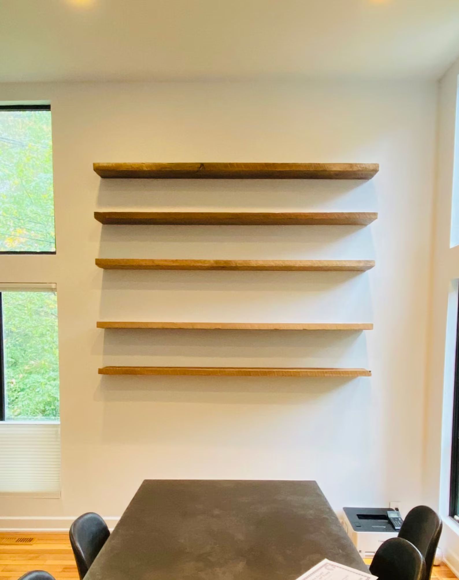 Floating Shelves  Solid Wood  Natural Color Floating Shelf  - Etsy | Etsy (US)