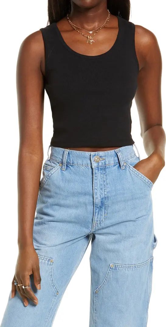 BP. Classic Rib Crop Tank | Nordstrom | Nordstrom