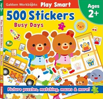 Play Smart 500 Stickers Busy Days    Paperback – Sticker Book, September 24, 2024 | Amazon (US)