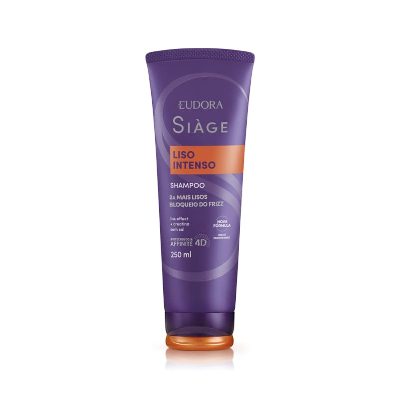 Eudora Siàge Liso Intenso
             - Shampoo 250ml | Beleza Na Web (BR)
