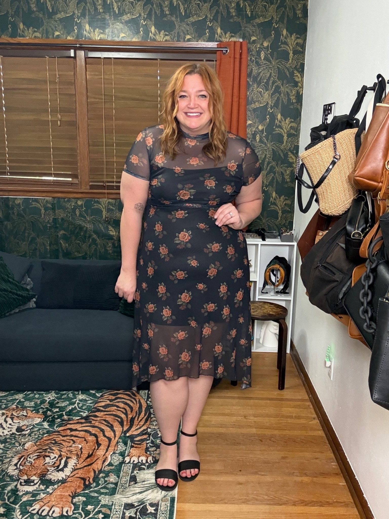 Wedding guest dress with alt undertones for a US 18.
Wearing 3X as an 18/20 bottom.

#LTKPlusSize #LTKMidsize #LTKWedding