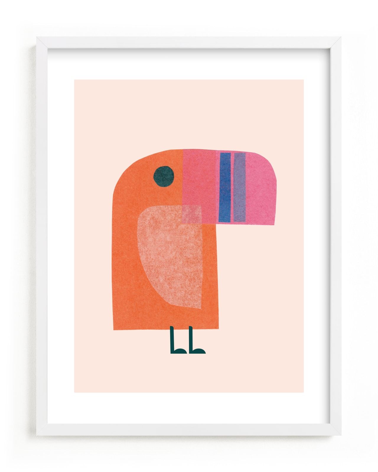 "mod toucan" - Open Edition Children's Art Print by Carrie Moradi. | Minted