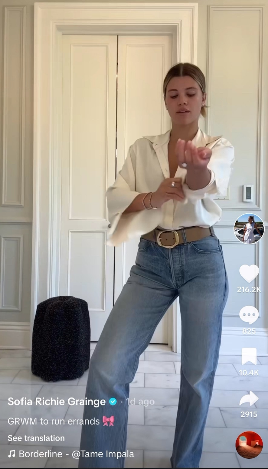 Shop, Sofia Richie Grainge, chic jeans and button down. Shop the exact pieces and look for less options included with the link in my bio.

#LTKunder100 #LTKFind #LTKstyletip