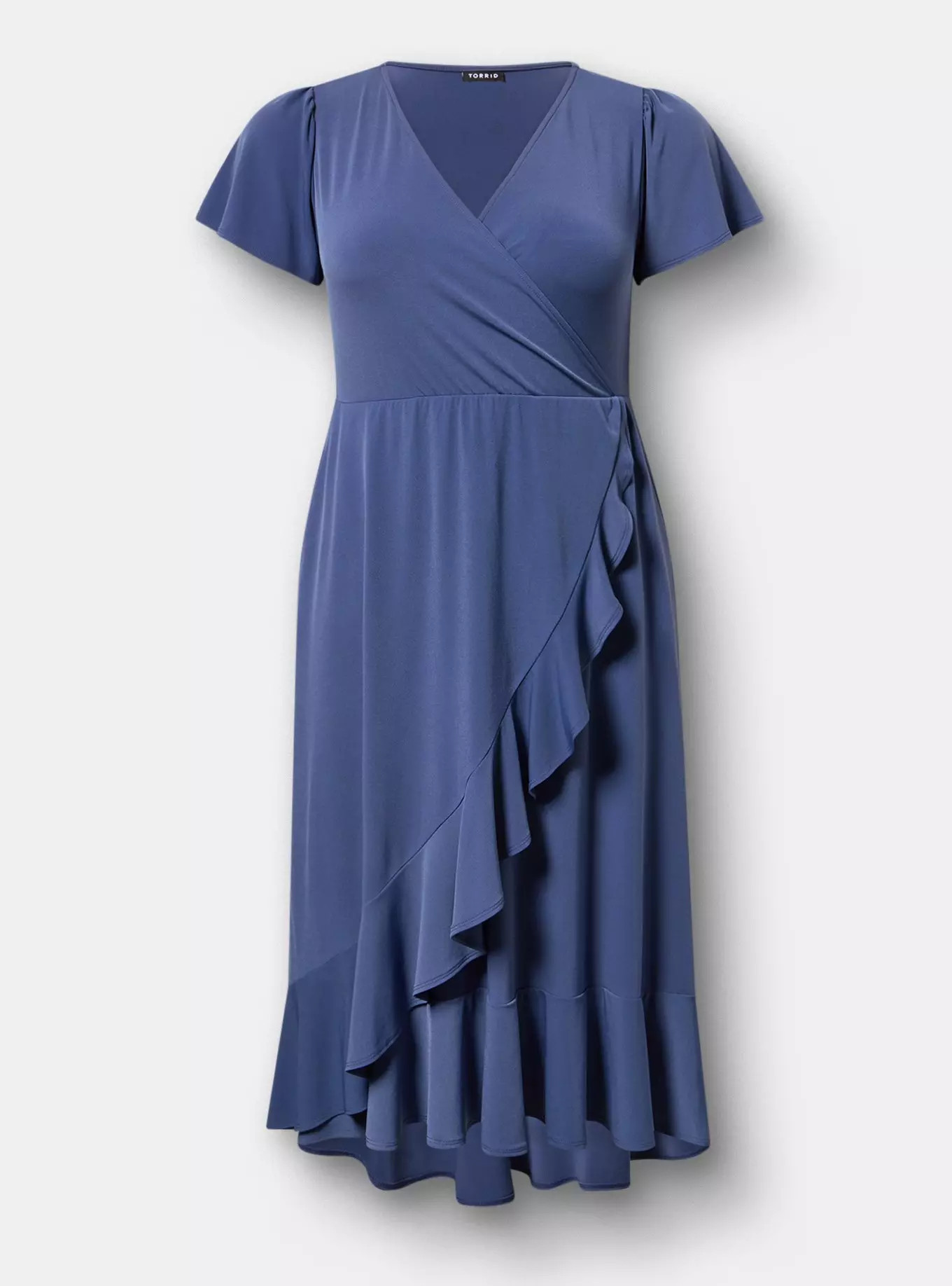 Midi Surplice Dress | Torrid (US & Canada)