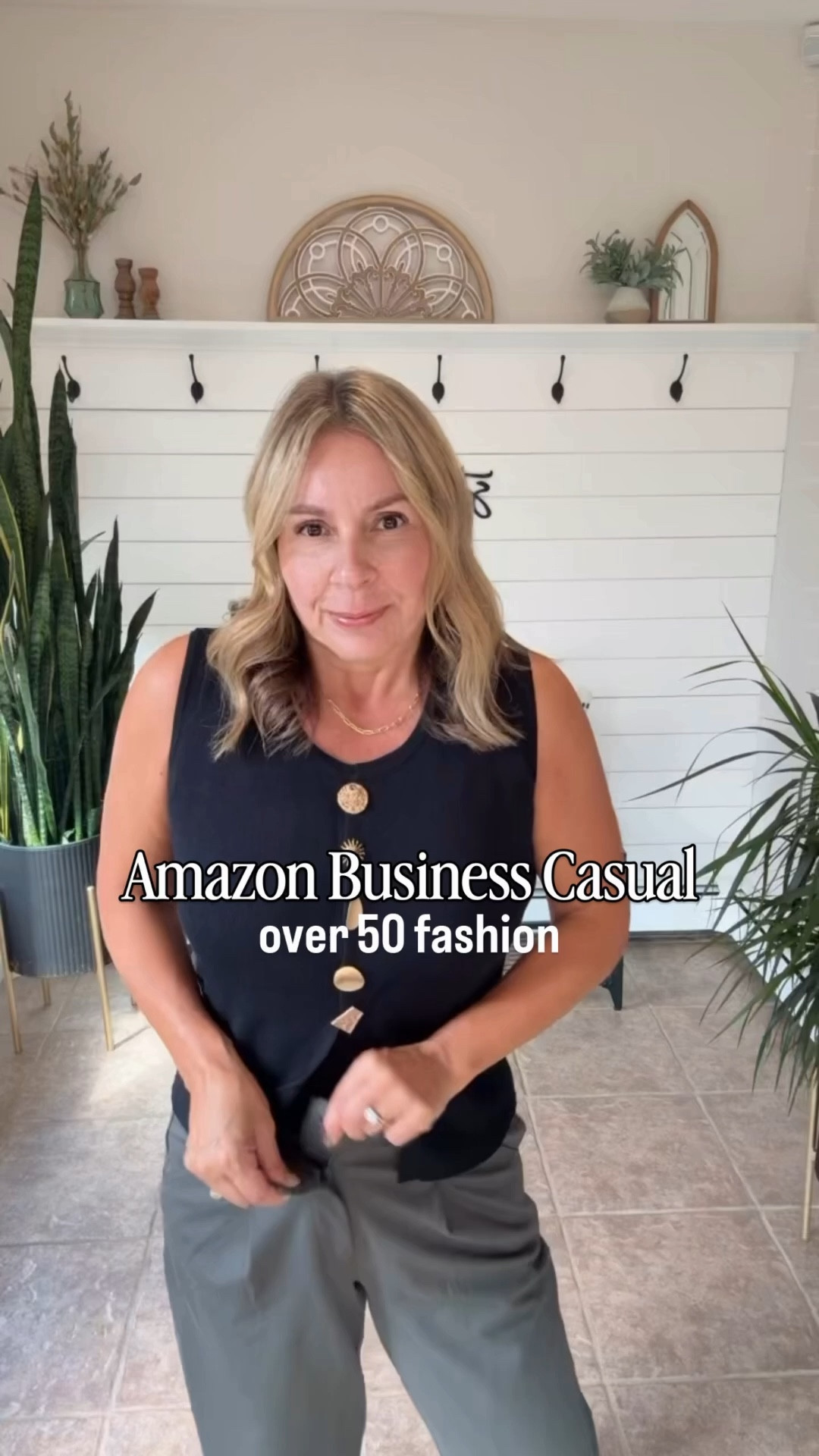 Business casual spring outfit! I’m wearing a medium in the pants and top. Part of the Amazon big spring sale! Work outfits 

#LTKWorkwear #LTKOver40 #LTKSaleAlert