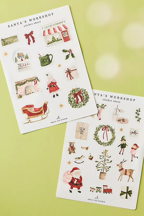 Watercolor Stickers | Anthropologie (US)