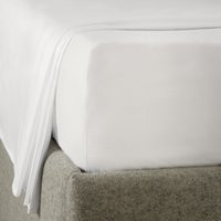 Egyptian Cotton Deep Fitted Sheet, White, King | The White Company (UK)