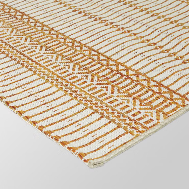 Woven Outdoor Rug Orange - Threshold™ | Target