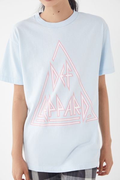 Day Def Leppard Tee - Blue XS at Urban Outfitters | Urban Outfitters (US and RoW)