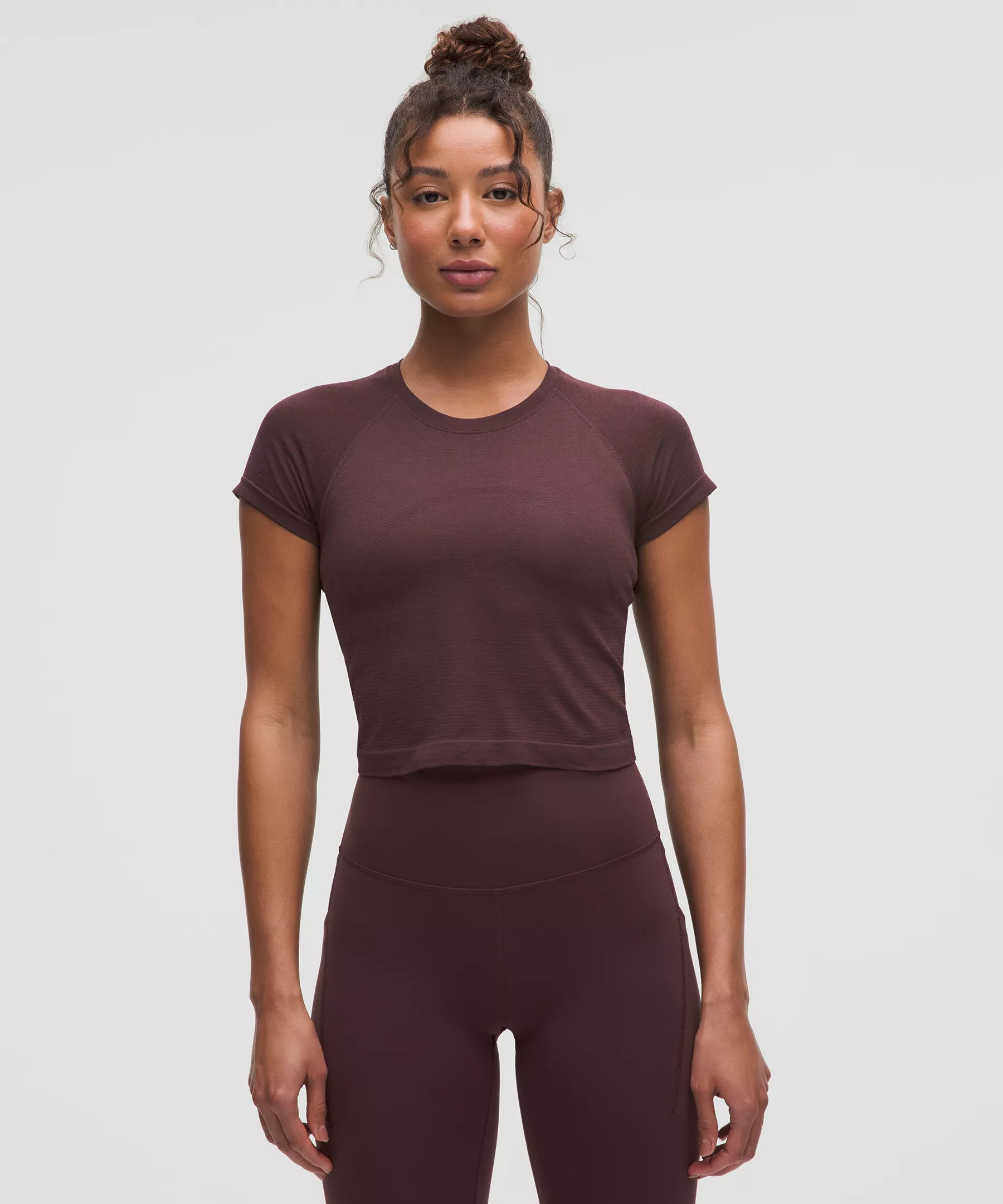 Swiftly Tech Cropped Short-Sleeve Shirt 2.0 | Lululemon (US)