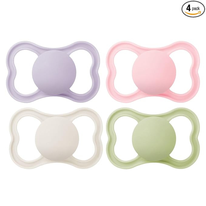 MAM Air Matte Pacifiers, for Sensitive Skin, 6+ Months, Best Pacifier for Breastfed Babies, Girl ... | Amazon (US)