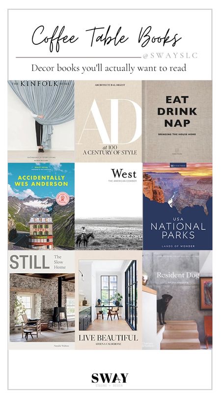 Coffee table books that you’ll actually want to read 

#LTKhome #LTKstyletip #LTKsalealert