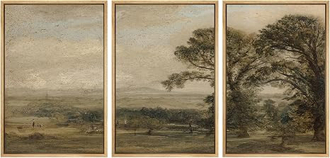 SIGNWIN Framed Canvas Print Wall Art Set Vintage Countryside Landscape Classic Pastoral Scenery I... | Amazon (US)